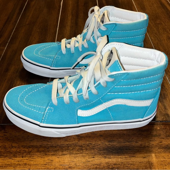 Vans HiTop Blue Old School Sneaker - Picture 4 of 6